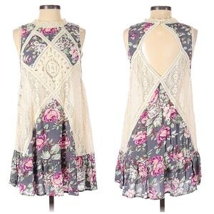 Altar’d State Vintage Open Back Dress | SIZE XS
